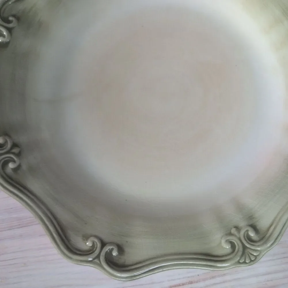 Lenox Dinner Plate Green Colore Verde VERDE 9” Italy